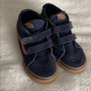 Navy blue toddler vans